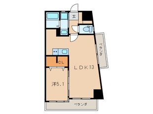 THE SQUARE・Suite Residenceの物件間取画像